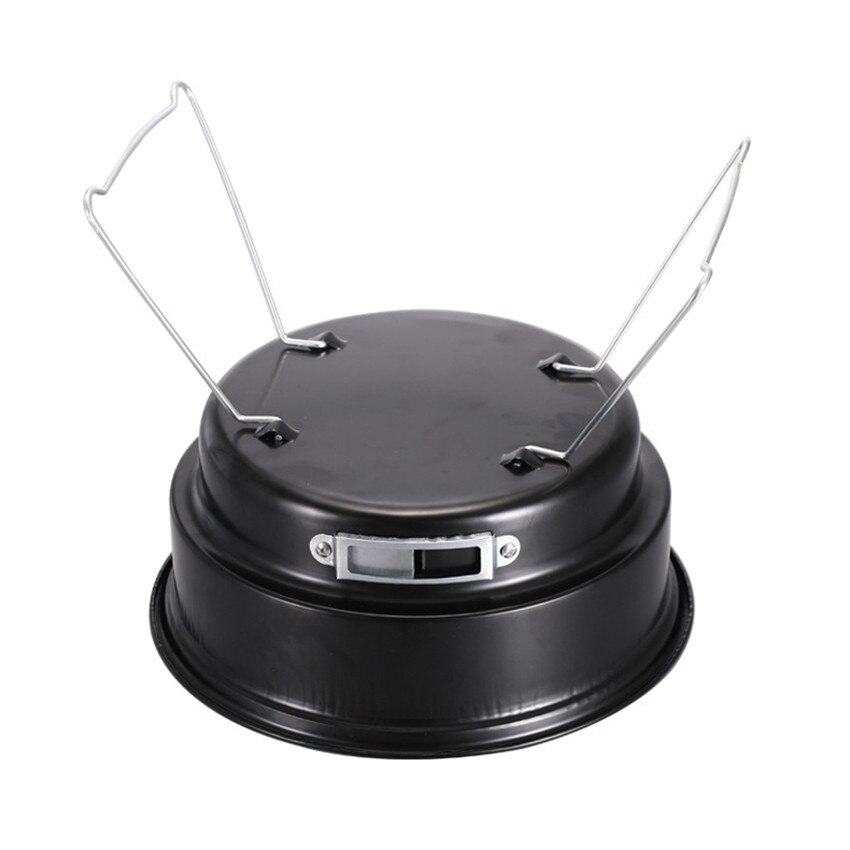 Round Stainless Steel Charcoal BBQ Grills Meats Barbecue Grill, Mini Folding Grill Stove For Outdoor Picnic Home BBQ Supplies
