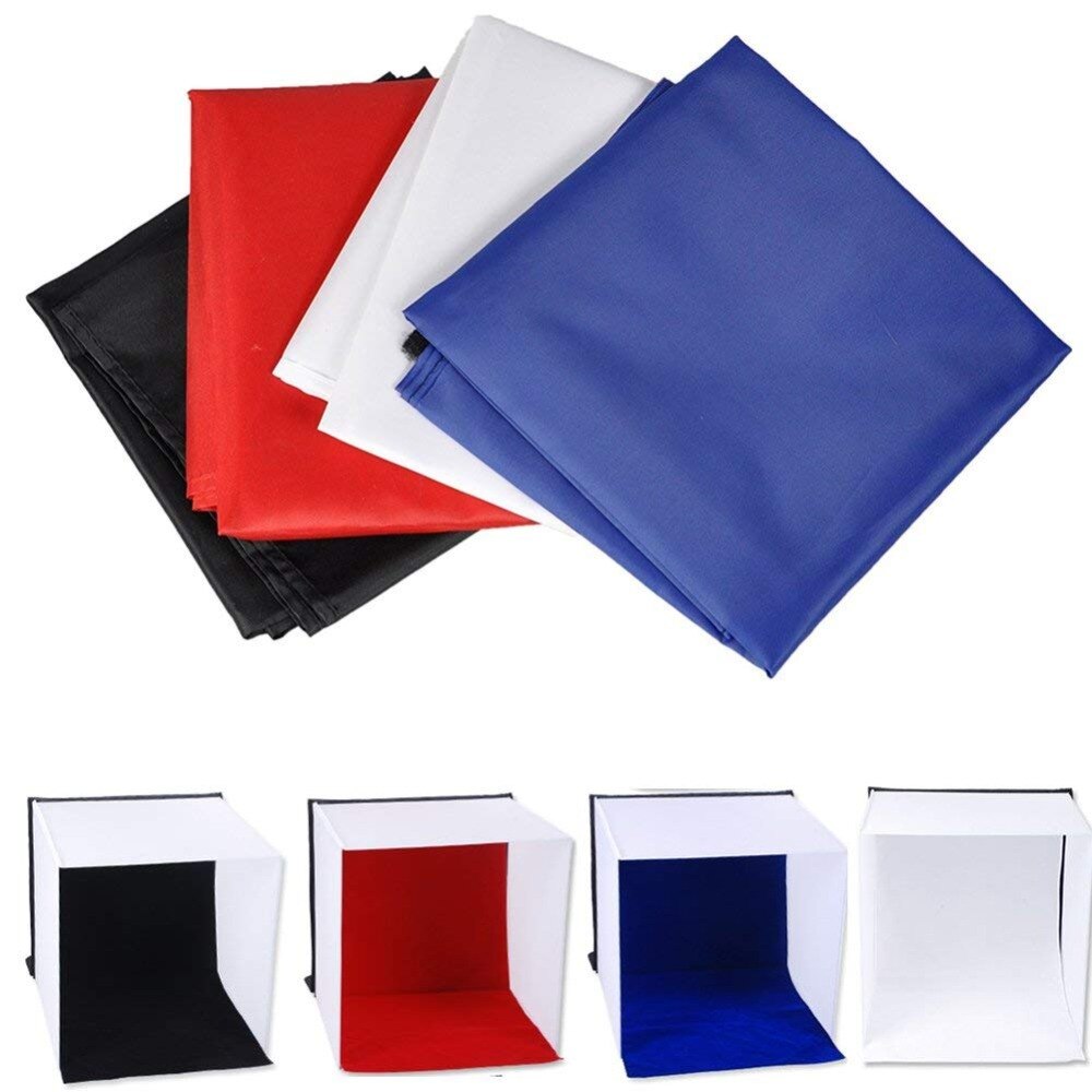 40*40 cm mini Vouwen Lightbox Fotografie Studio Softbox LED Licht Photo Studio softbox Opnametent Softbox Cube doos