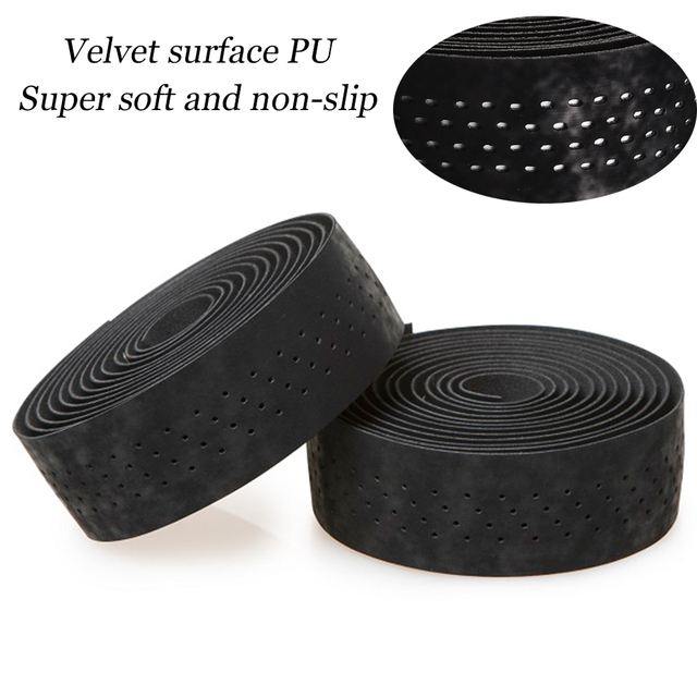 Fiets Stuurlint Racefiets Klauw Schokdemper Accessoires Barstape Bar Blokkeren Fietsstuur Tape Apparatuur: Black