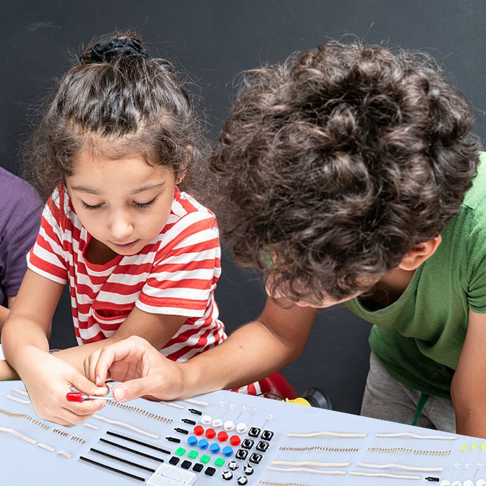 Electronics Components Basic Starter Kit for Arduino UNO MEGA2560 with LED Buzzer Capacitor Resistor