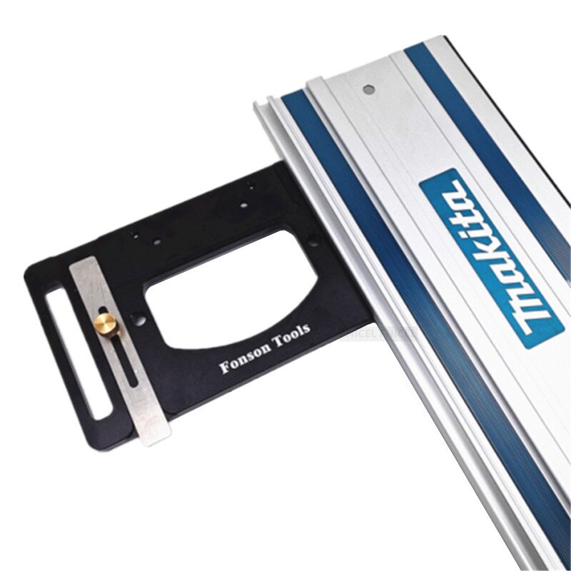 Woodworking 90 Degree Angle Stop Track Saw Square Guide Rail Clamp Right Angle Positioning Plate for Festool and Makita Rails