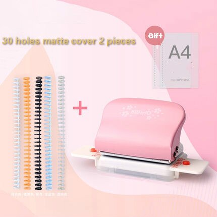 A4(30 Holes)b5(26 Holes)a5(20 Holes) Hole Puncher Loose Leaf Hole Punch Handmade Loose-leaf Paper Hole Puncher Stationery Office: Ivory