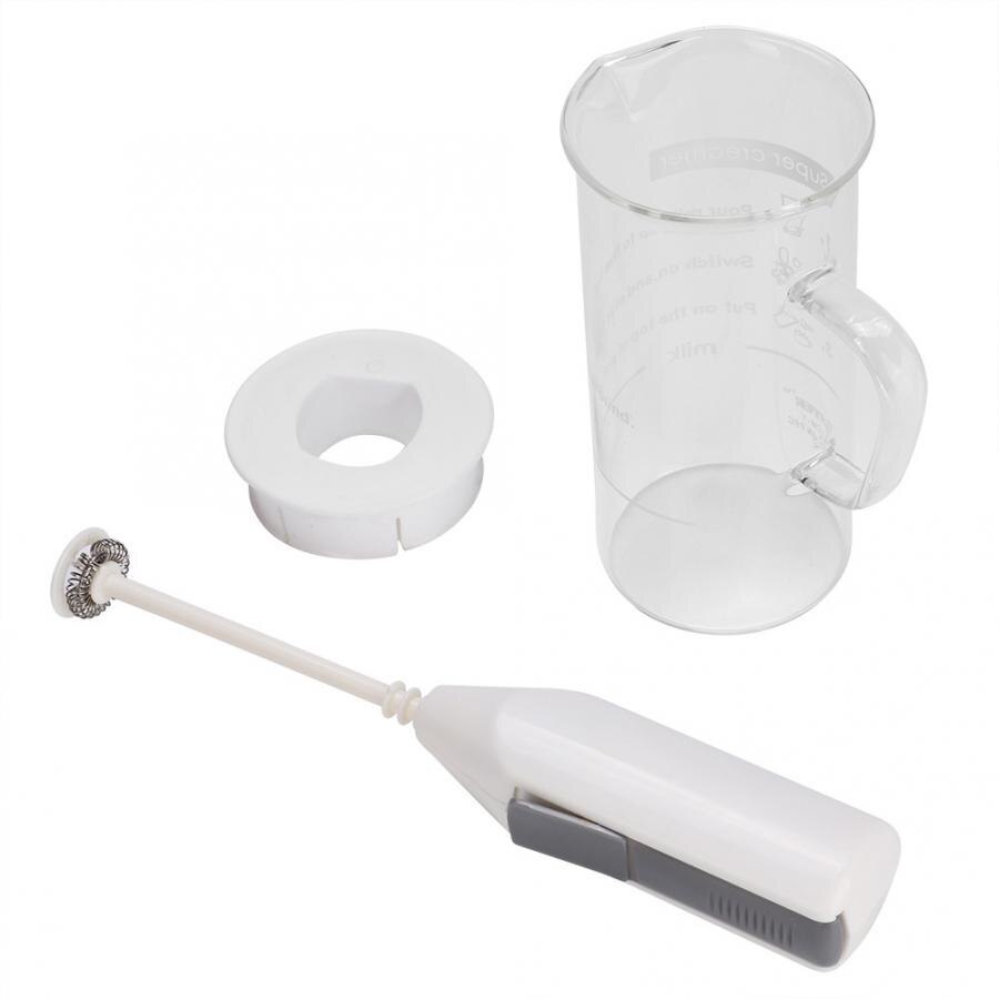 Elektrische Milchaufschäumer Schäumer Aufschäumen Von Milch Wärmer 300ml glas messbecher ABS melken gerät