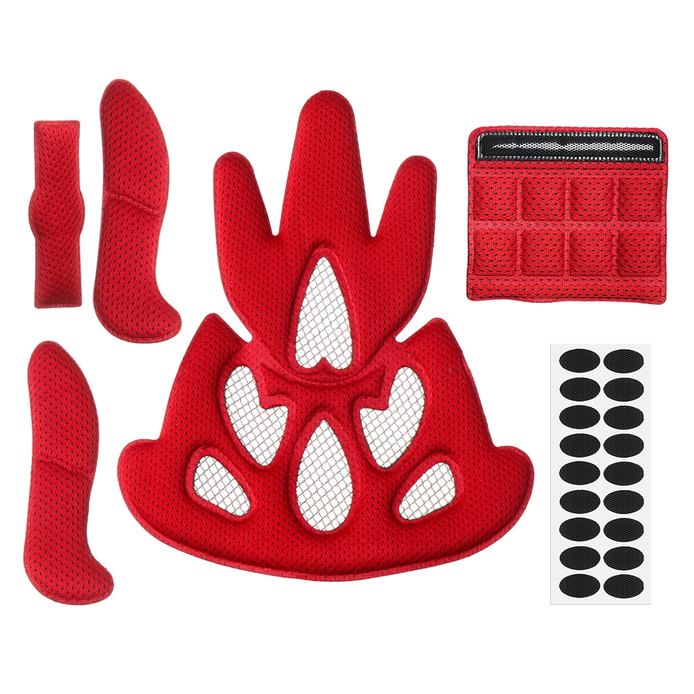 kit di imbottitura interna in spugna sigillata per casco impostato di cuscinetti in schiuma universale per casco da ciclismo per bicicletta