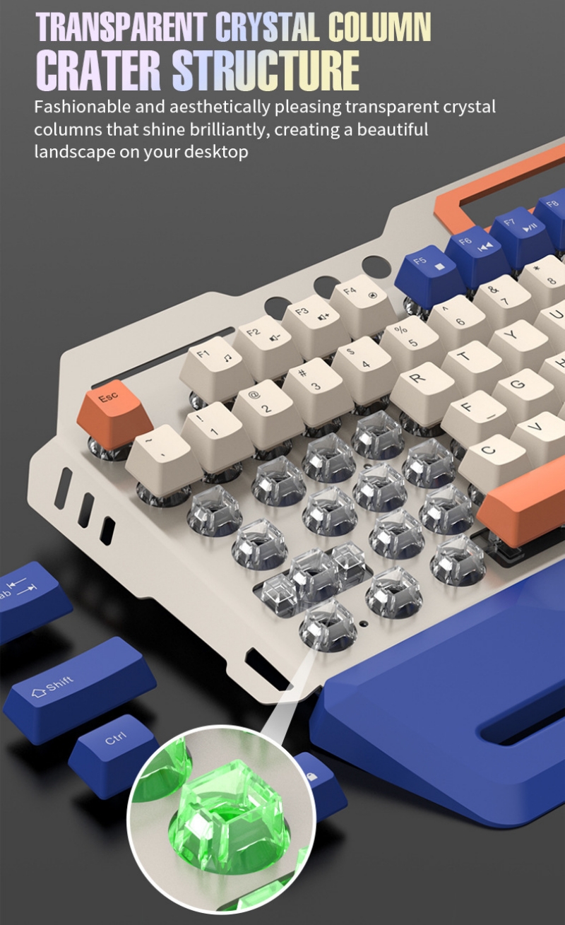 Mechanisches Gefühl, Spielen-Tastatur, Maus-einstellen, 104 Tasten, 100 % Layout, Spanisch, Russisch, Koreanisch, Arabisch, Tastatur, USB-Kabel, RGB-Gamer, K90