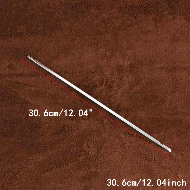 Oven Accessoires Rotisserie Gebruiksvoorwerp Rvs Gebraden Kip Spies Cook Bbq Gegrilde Kip Vork Rack Plank 38/41.5/45Cm: 30.6CM