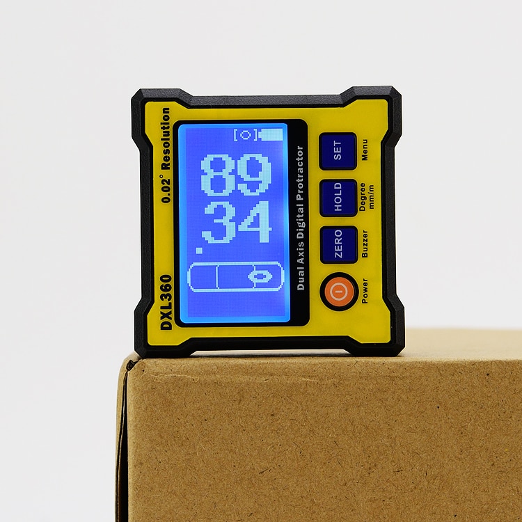 DXL360 Dual Axis Digitale Hoekmeter Met 5 Side Magnetische Base Hoge Precisie Dual-Assige Digitale Display Niveau gauge