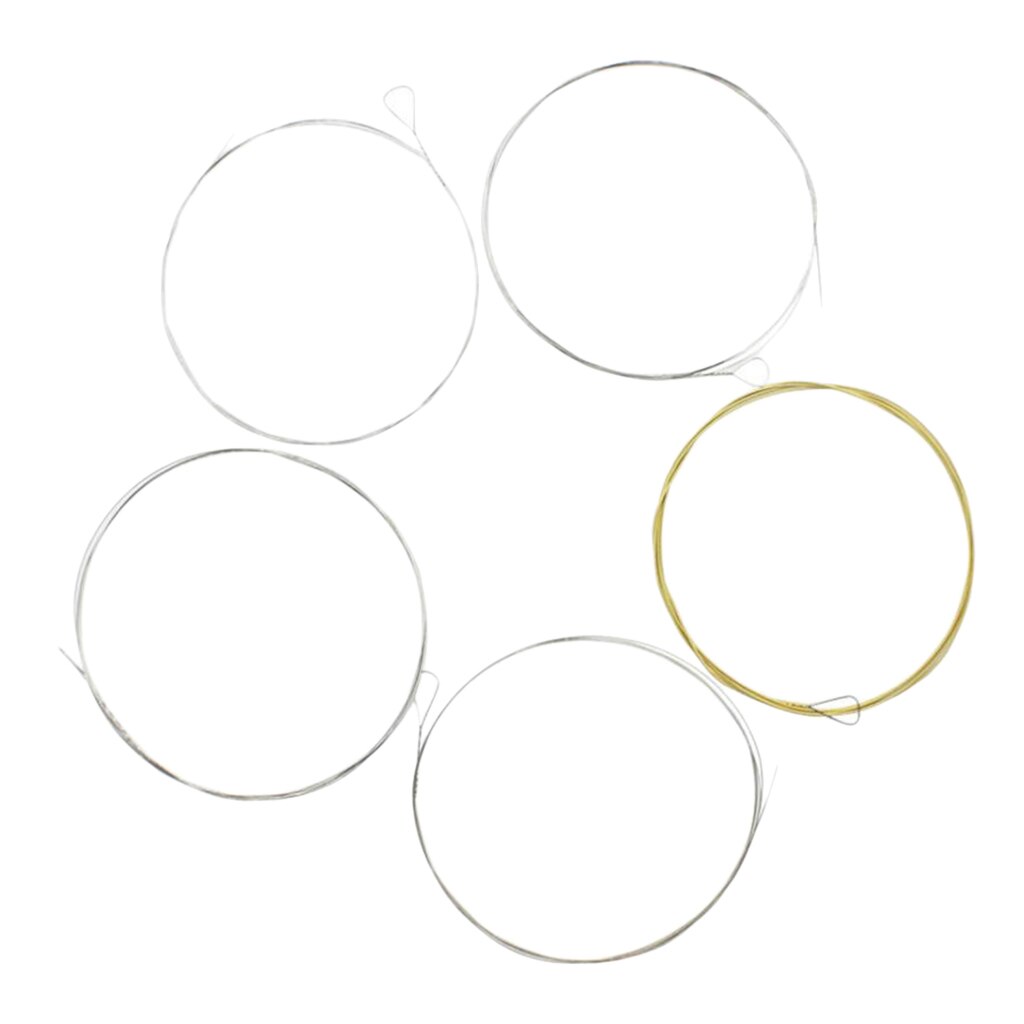 Banjo String Stainless Steel Durable 5-String Banjo Strings Backup Accessory