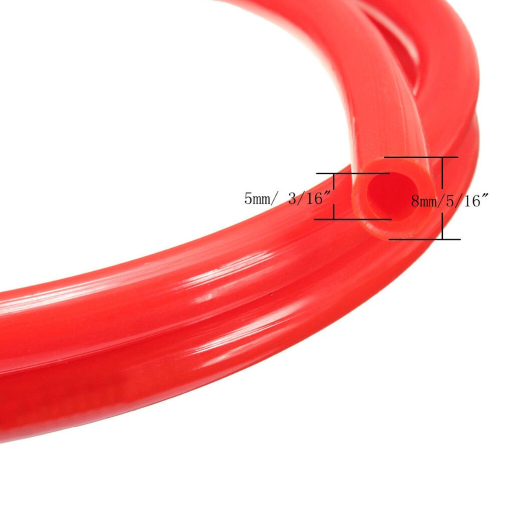 Cable de combustible para motocicleta, tubo de manguera de Material PU en 4 colores, 1 metro, accesorios para moto