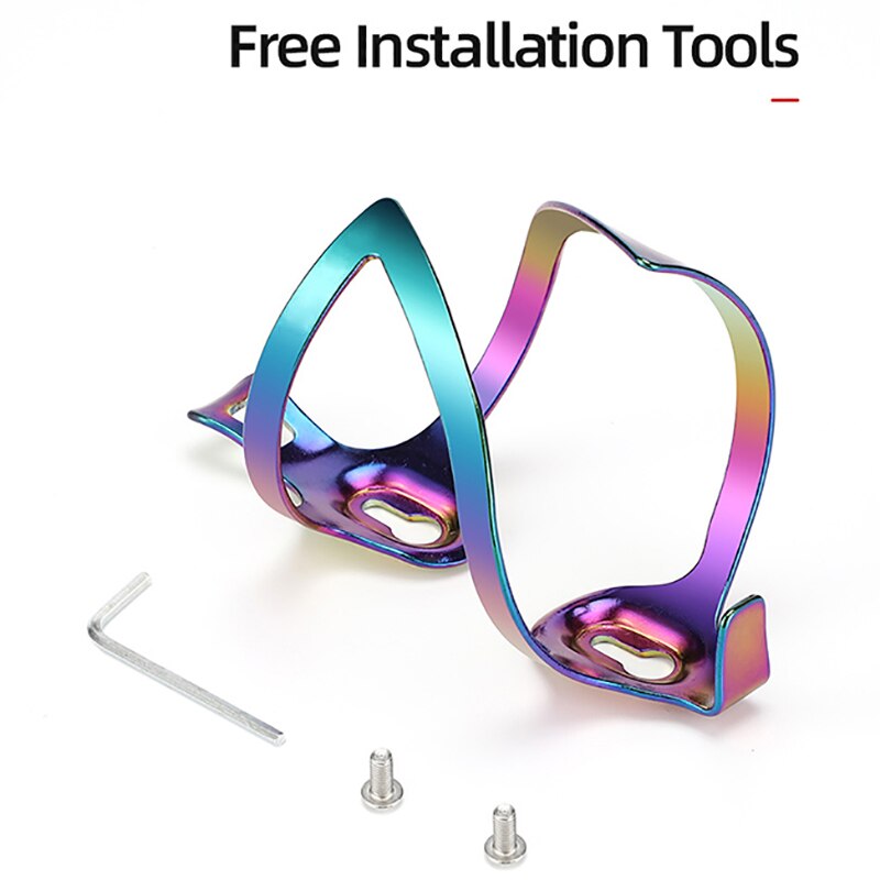 Fahrrad Flasche Halfter Radfahren Fahrrad Aluminium Legierung Leichte Trinken Wasser Flasche Gestell Reiten Bunte Wasserkocher Halfter Halterung: Ursprünglich Titel