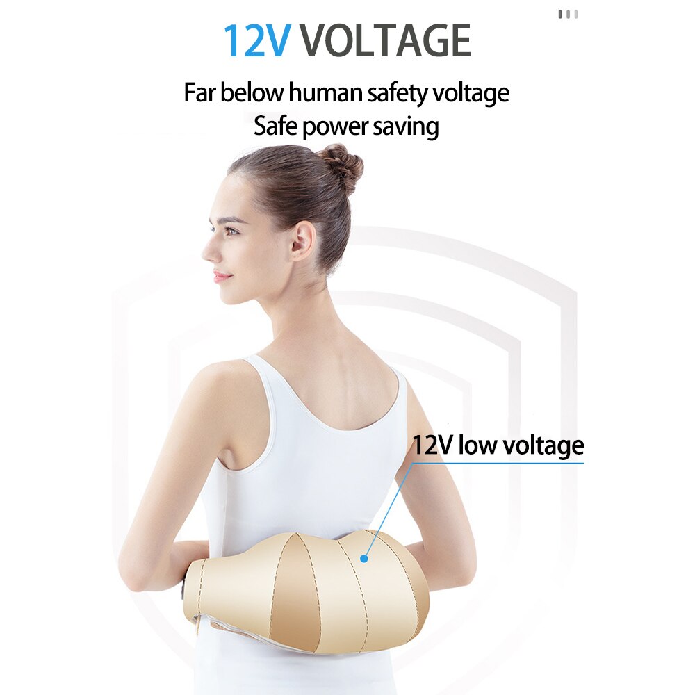 Electrical Massage Shiatsu Back Shoulder Body Neck Massager Multifunctional Shawl Infrared Heated Kneading Car Home Massager