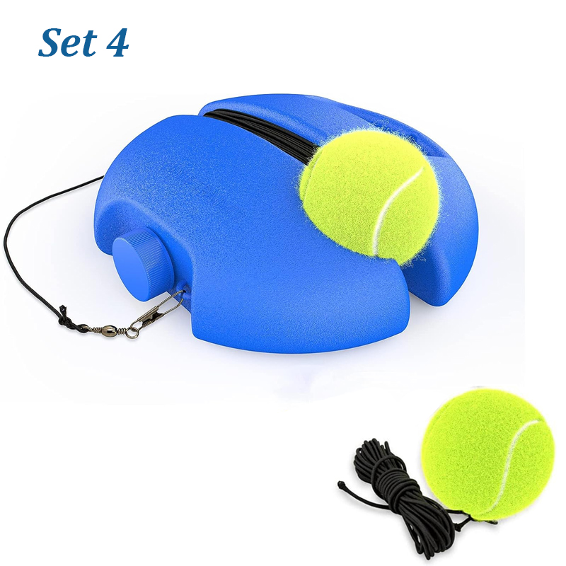 Tennis Training Ball with String & Rebound Baseboard Self Practice Tool Beginners Sport Exercise Solo Tennis Training Equipment