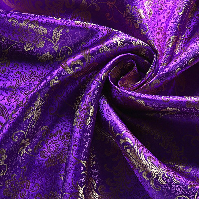 Bruiloft decoratie Wit brokaat stof satijn Jacquard cheongsam stof avondjurk tissue JA27