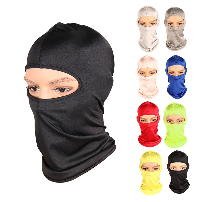 Mænd kvinder cykel cap cap vindtæt anti-sand løb cykel cap hat beskyttelse udendørs sport beskyttelse hals ansigt hoved hætte