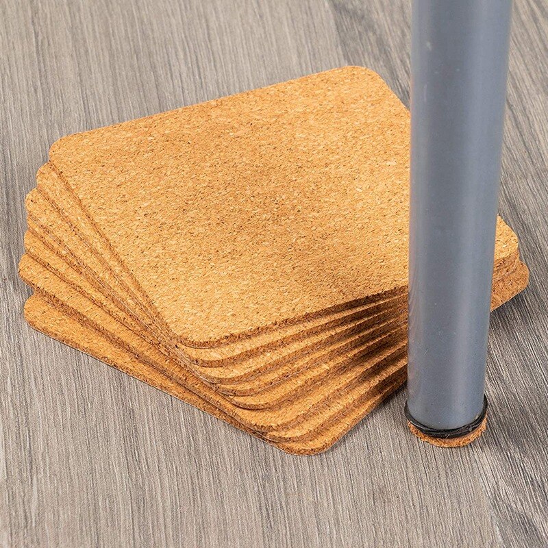 Self-Adhesive Cork Coasters,Cork Mats Cork Backing Sheets for Coasters and DIY Crafts Supplies (50, Square)