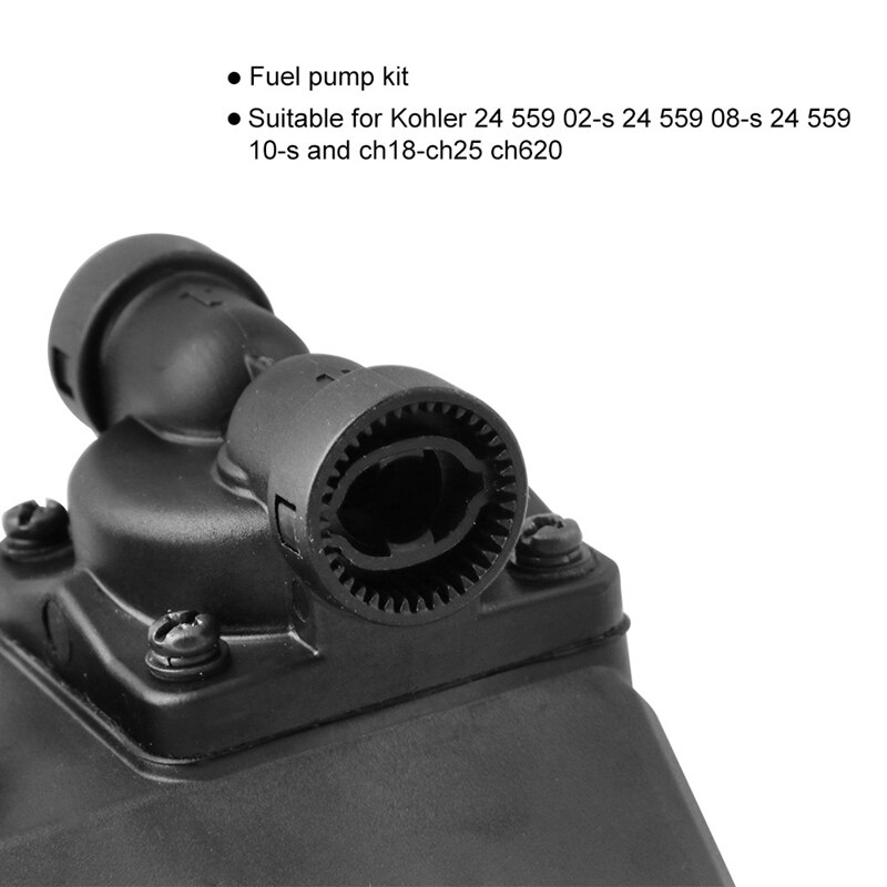 for Kohler Fuel Pump Kit Engine Chainsaw Replacement 24 559 02-S 24 559 08-S 24 559 10-S & CH18-CH25 CH620