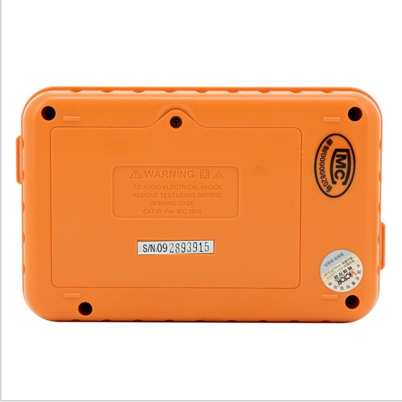 Multimeter Digital Insulation Resistance Tester 1000V Original Megger Insulation Tester DC/AC 0.1~2000m ohm