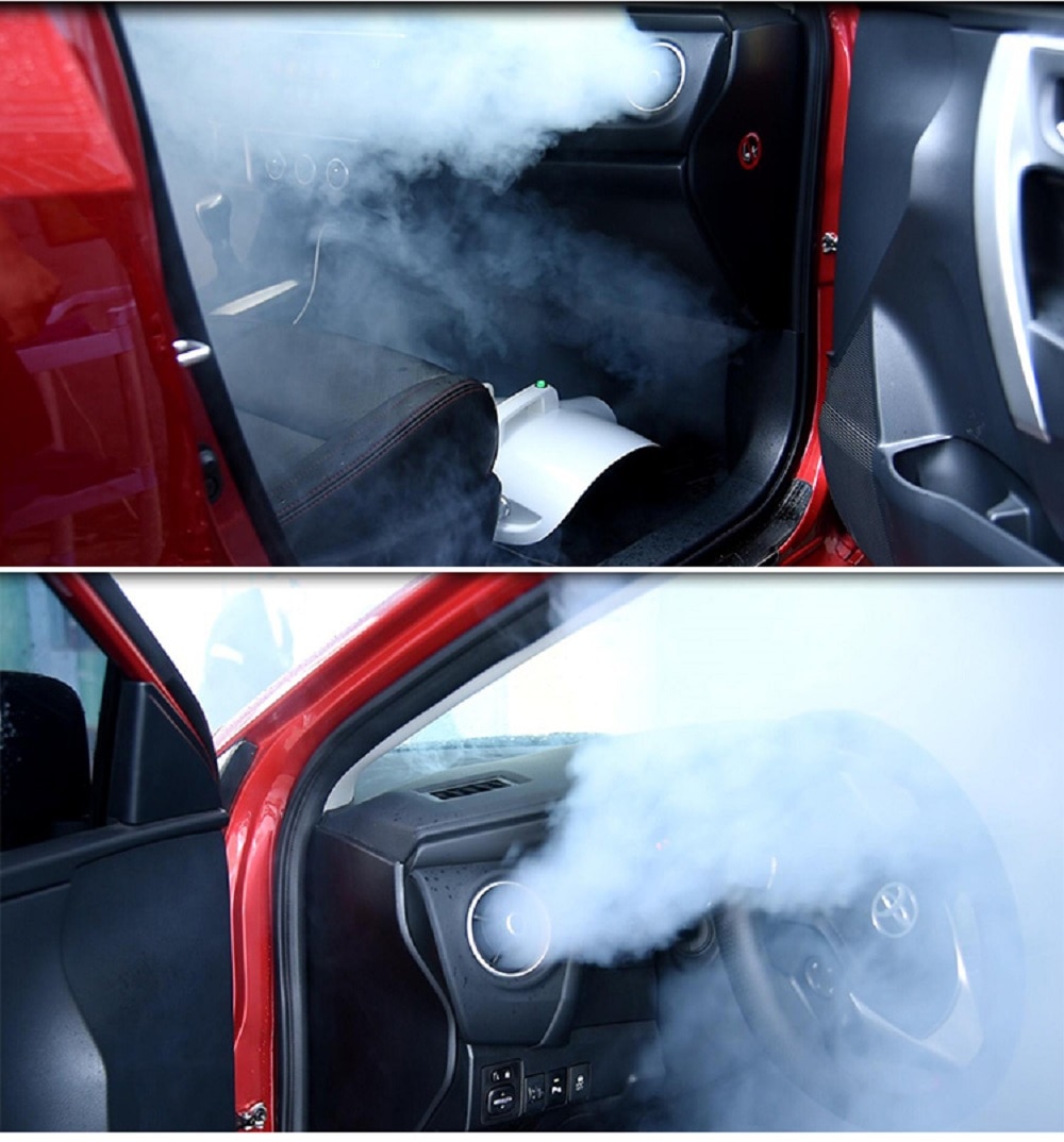 2 in1 Multi Timed Quantification 1500W Kill Virus Smoke Fog Machine Home Car Auto Disinfection Sterilization Fogger Sprayer