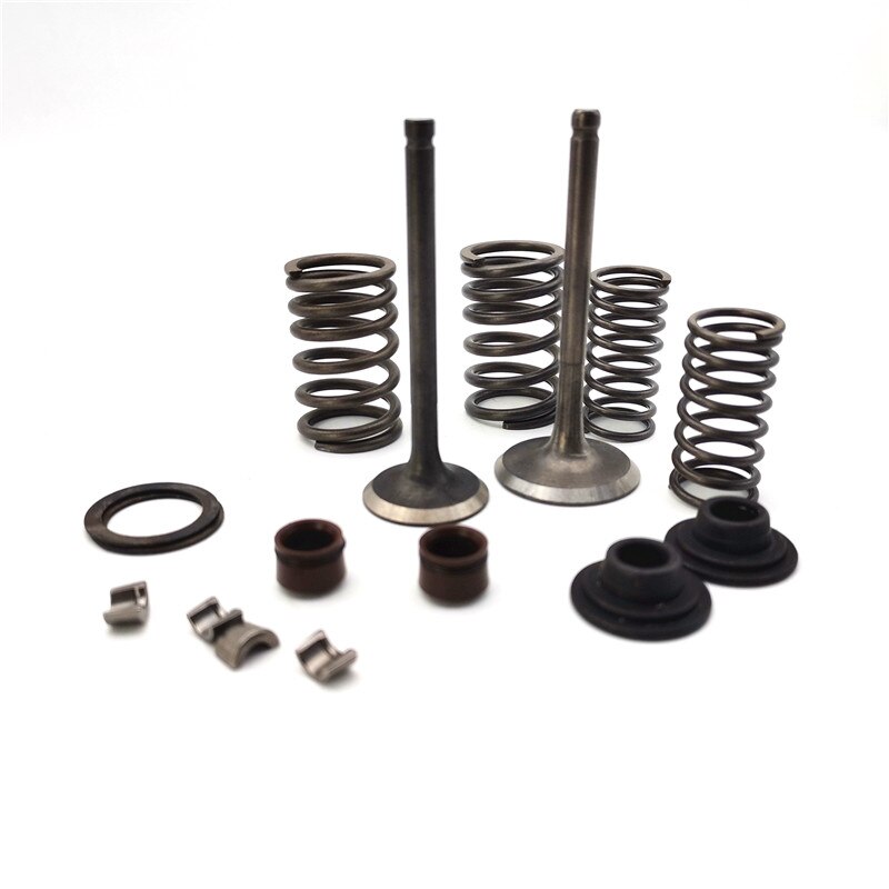 Valve Assembly Intake Exhaust Stem Shaft for GY6 150 157QMJ 1P57QMJ 4 Stroke Air-cooling Scooter Moped