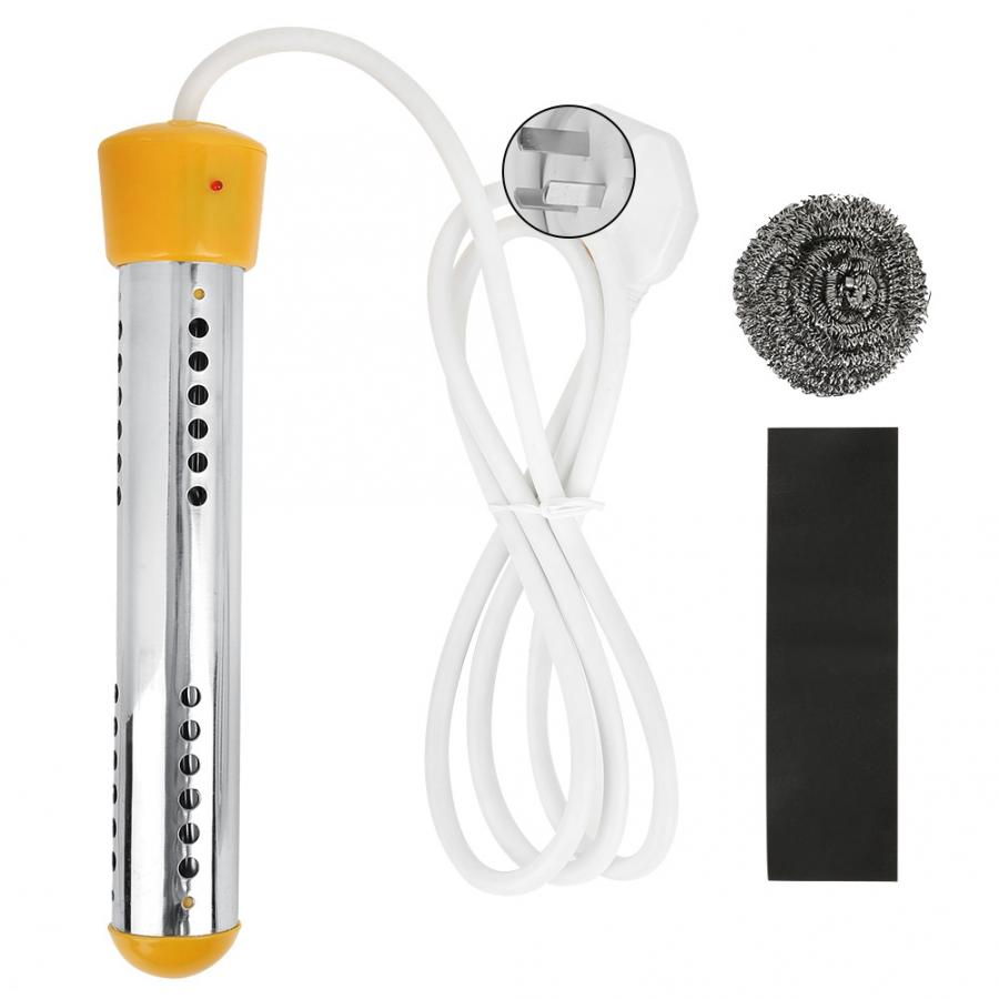Immersion Heater 1.5m 2000W High Power Protective Cover Immersion Heater Water Heating Rod 220-240V Water Heater: Yellow