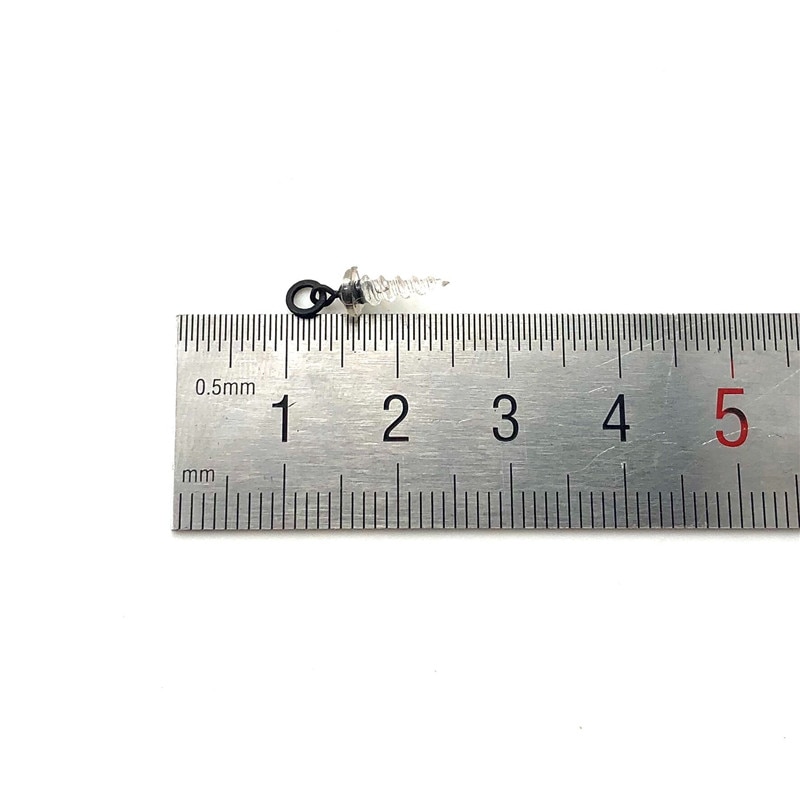 Ronnie d-rig – vis d&#39;appât pour la pêche à la carpe, 360, avec Micro anneau, pivotant, hameçon, en forme d&#39;écrou de tigre, 10 pièces