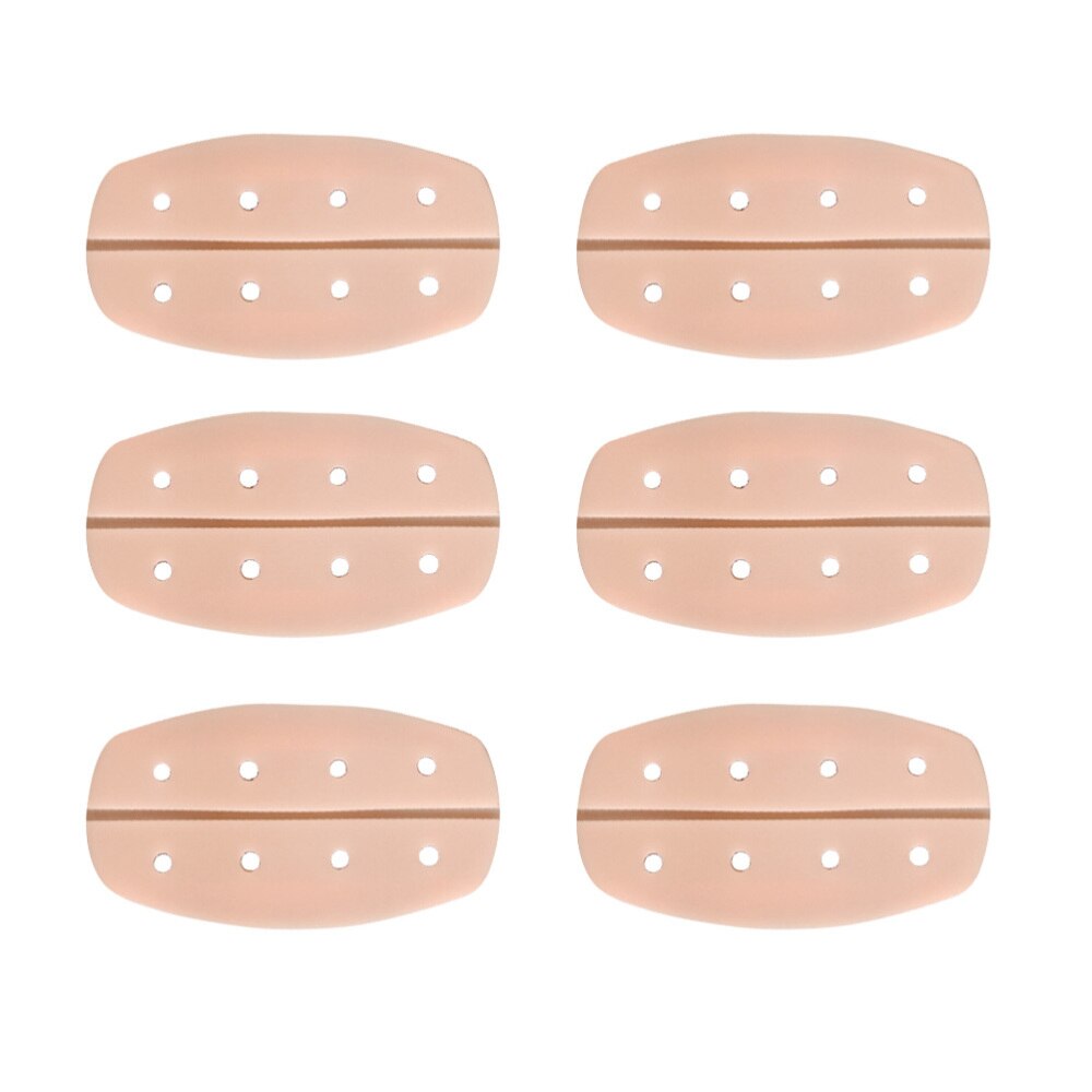 6PCS Underwear Shoulder Pads Non-slip Shoulder Strap Gasket Breathable Silicone Shoulder Pad Invisible Shoulder Strap Gasket for: As Shown