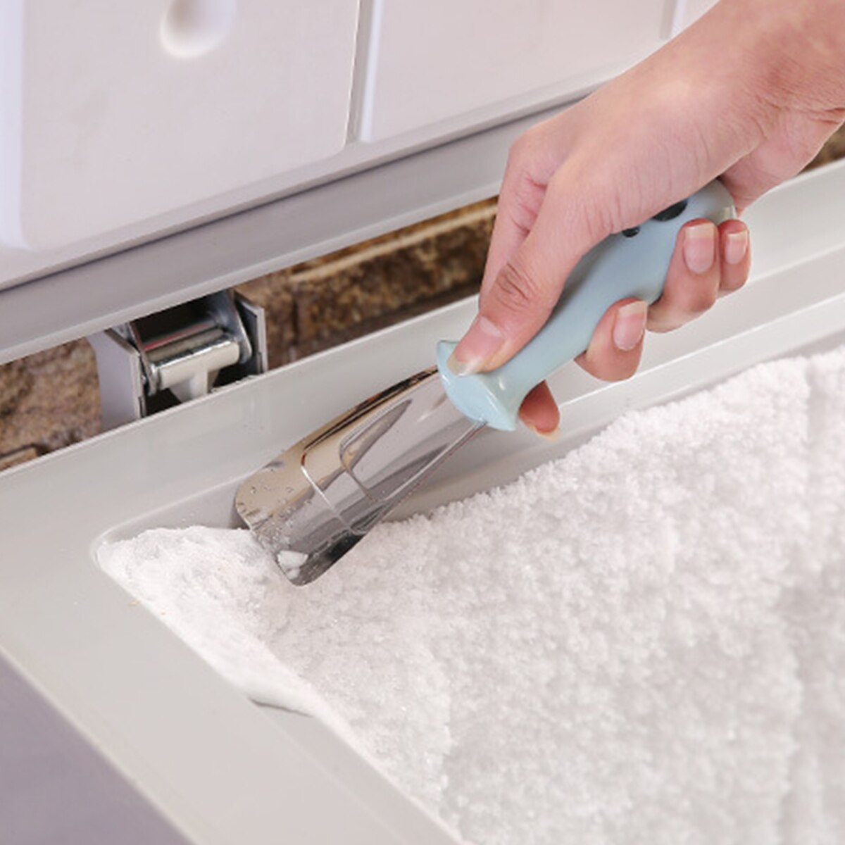 Defrosting Shovel Kitchen Clean Gadget Useful Fridge Accessories Stainless Steel Freezer Ice Scraper Deicing Tool
