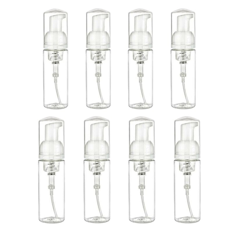 8 Teile/satz 50Ml Seife Spender Pumpe Flüssigkeit Multifunktionale Schäumen Flasche Shampoo Lotion Mini Mousses Dicht Reise