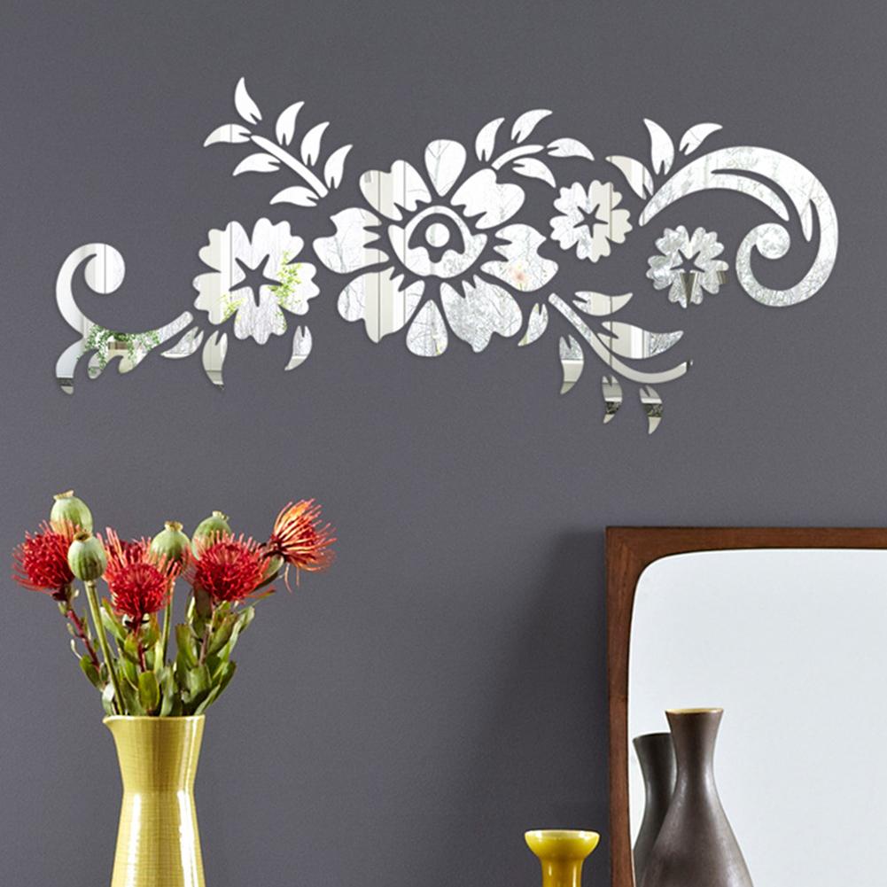 Specchio Rotondo Da Parete Con Decorazioni Floreali 3D Amy Promozione - Foto 7