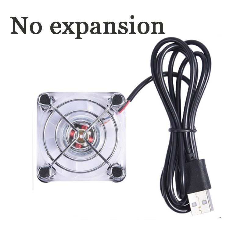 Cooler 5V Usb Power Fan Koellichaam Koelventilator Voor Android Tv Box Set Top Box Mobiele Telefoon Zuig cup: No expansion