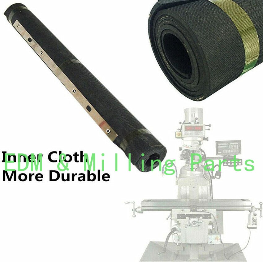 Milling Machine Way Cover Chip Rubber Shield Mill Tool CNC Rubber + Cloth For Bridgeport 500*650mm