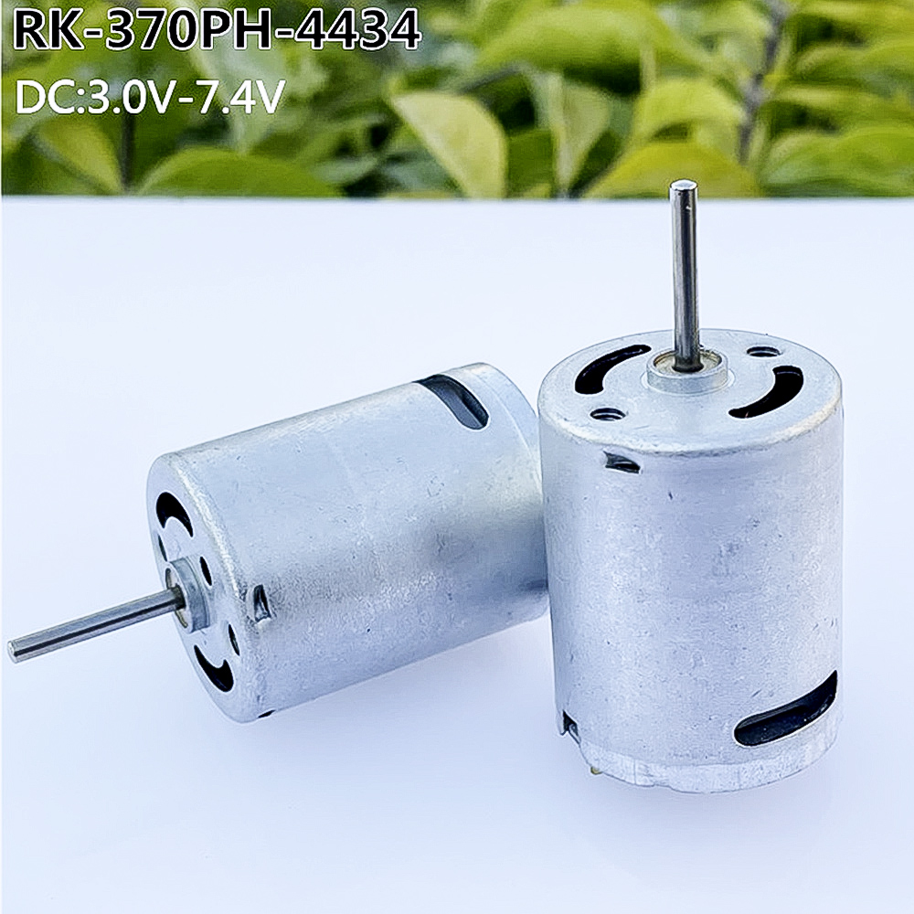 Micro Mini 370 Motor RK-370-4434/49 DC 3V-7.4V 3.7V 5V 6V Large Torque Carbon Brush Electric Machinery RC Ship Model Car Motor