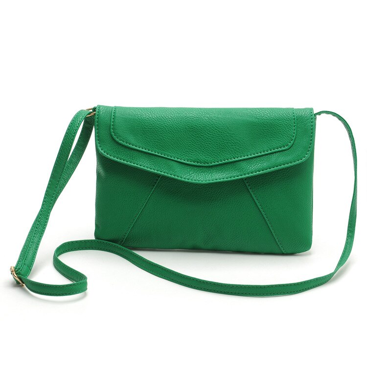 vintage casual leather handbags clutches ladies party purse women bag bolsos rossbody messenger shoulder school bags: green