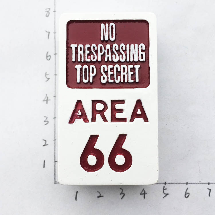 USA Texas Highway 66 Tourist Souvenir Fridge Magnets Decoration Articles Handicraft Magnetic Refrigerator Stickers Collection: AUS21080009