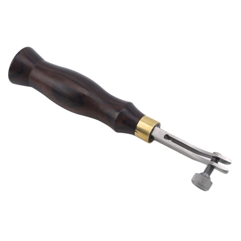 1pcs Adjustable Leather Edge Liner Handmade Leather Tool Edge Pressure Groove Scriber