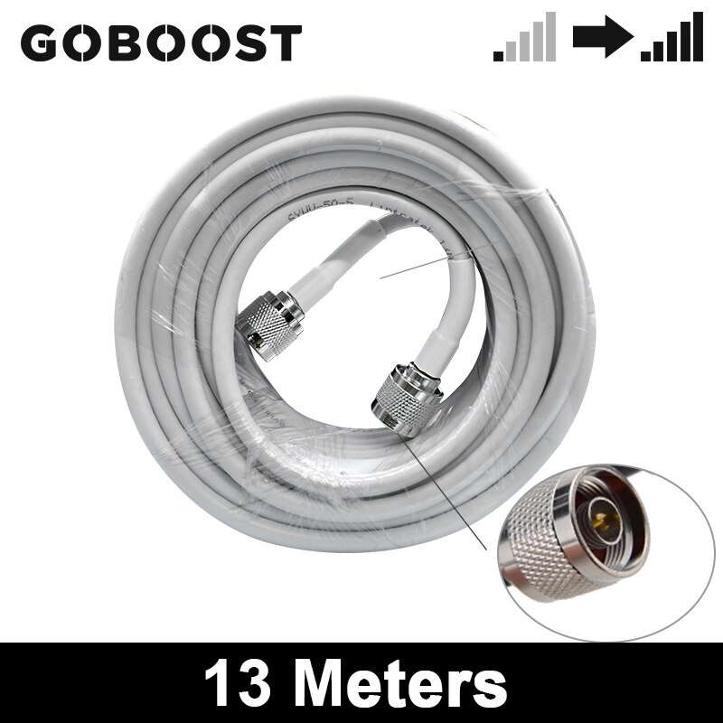 GOBOOST Outdoor Log Periodic Antenna Indoor Wall-mounted Antenna With 13M Cable For Cell Phone Signal Booster Accessory Kit