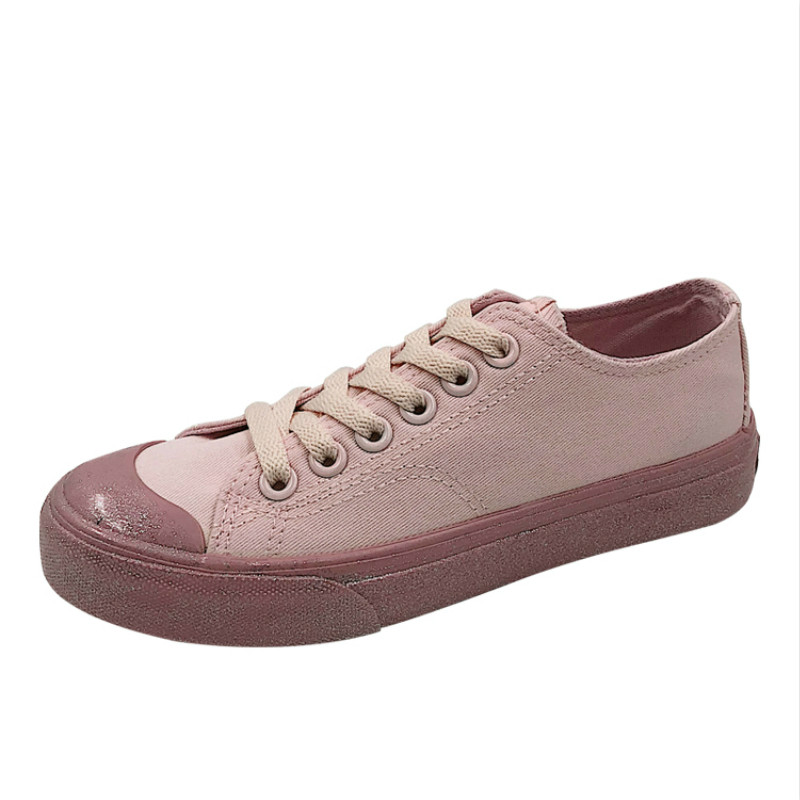 Roze Canvas Wandelschoenen Meisje Hart Vrouwelijke Studenten Koreaanse Versie Van De Wilde Schattige Ademend Sport Schoenen M2-79