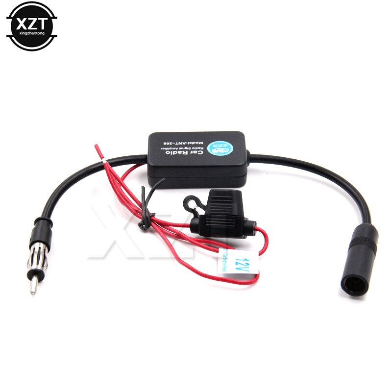 Antena de Radio FM para coche, amplificador de señal de 12V, potenciador de Radio FM para coche, barco, RV, dispositivo potenciador de señal