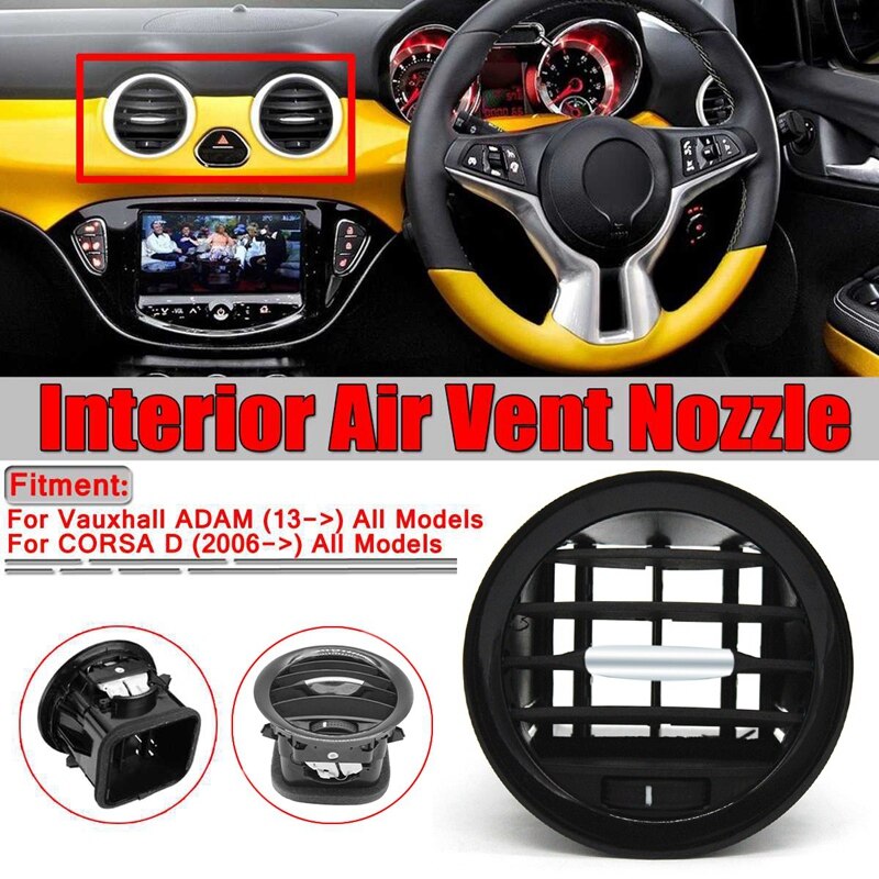 Chrome Auto Interieur Heater Air Vent Nozzle Grill... – Grandado