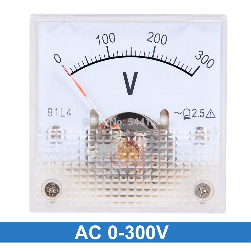 91L4 AC 0-150V 250V 300V 450V Analoge Panel Volt Voltage Meter Voltmeter Gauge 91L4 AC 0-150V