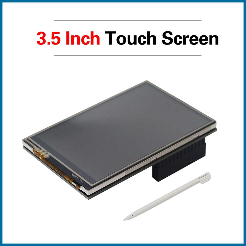S ROBOT Raspberry Pi 4 Display 3.5 inch Touch Screen 480*320 LCD + Acrylic Case Enclosure Case for Raspberry Pi 3 RPI109