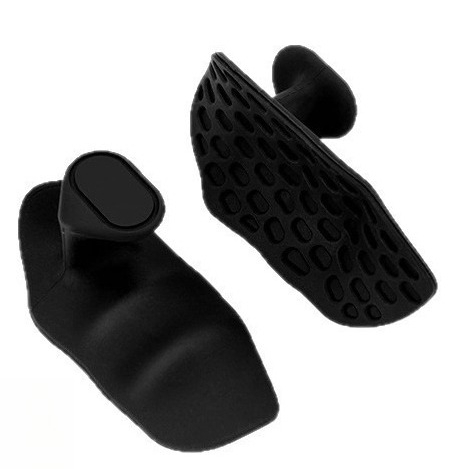 Silicone palm pad fitness non-slip convenient exercise anti-cocooning horizontal bar pull-up equipment training weight grip: WHITE