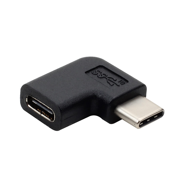USB-C male to female extension test side elbow high speed certification USB3.1 Type-C adapter