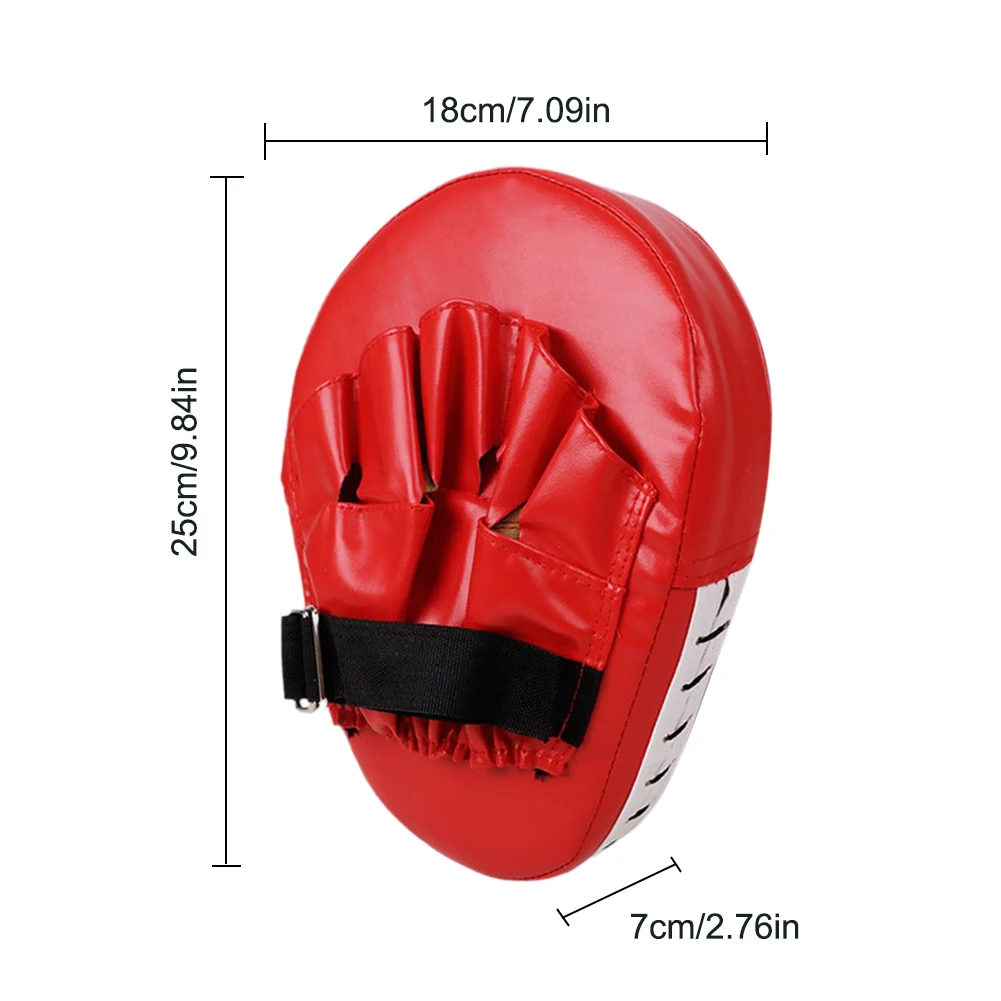Boxen Pad Sand Tasche Fitness Taekwondo Hand Treten Pads PU Leder Ausbildung Ausrügestochen Muay thailändisch Fuß Ziel Boxen Schild Ausbildung: Burgunderrot