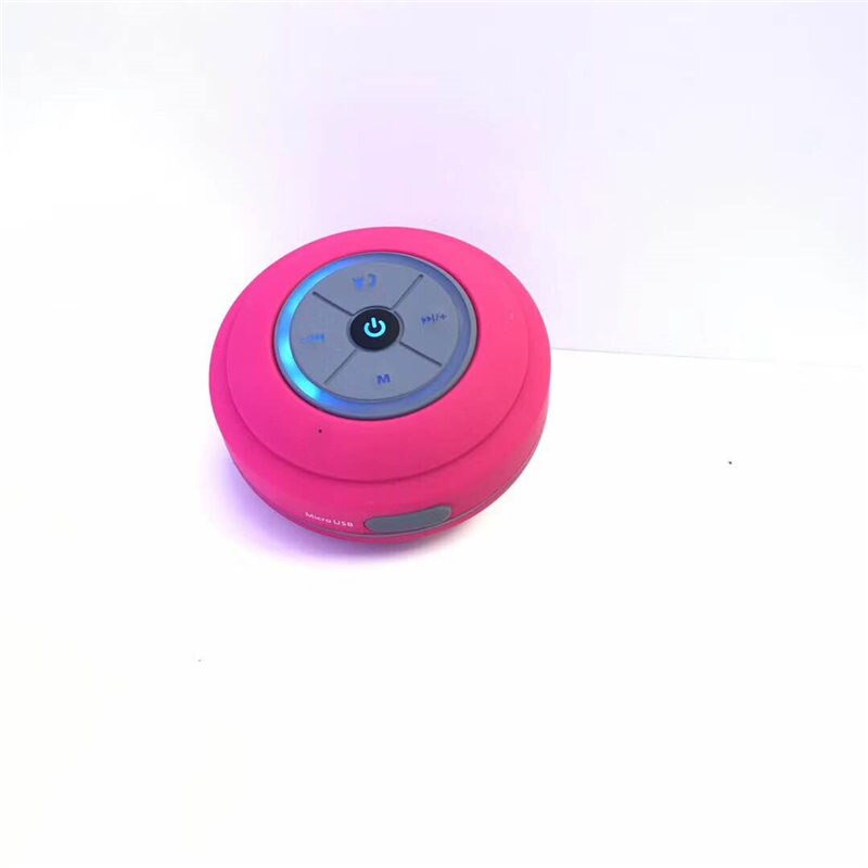 Altavoz inalámbrico portátil Mini Q9 impermeable Bluetooth sonido de música Carro de agua altavoces resistentes baño ducha Bar PK A9: Red