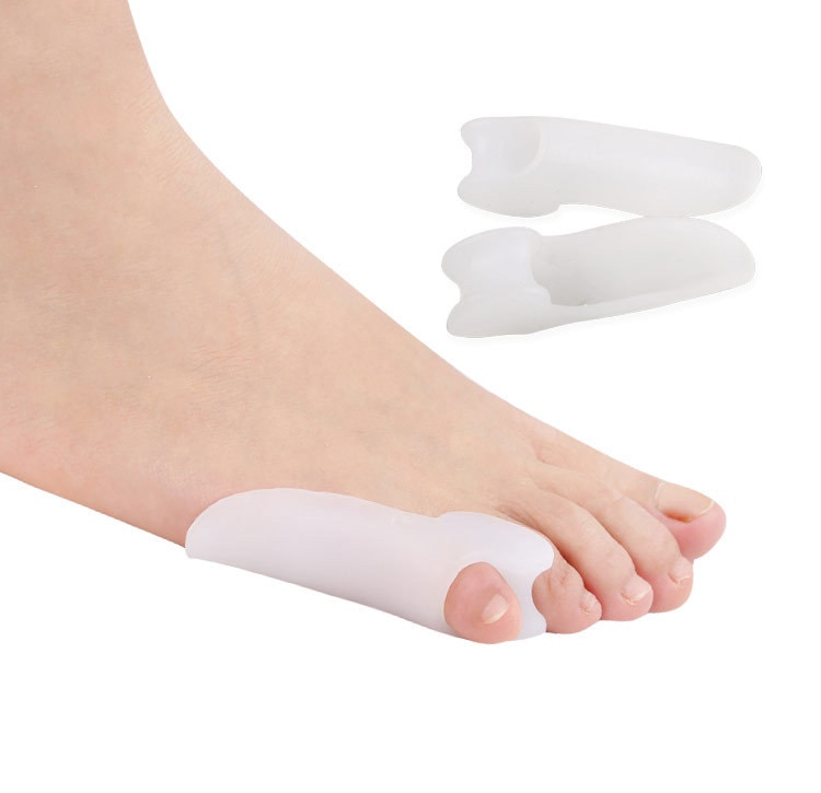 1 paar Silikon Kleinen Zeh Finger Haarglätter Hallux Valgus Ballen Korrektor Fuß Gesundheit Pflege Produkt