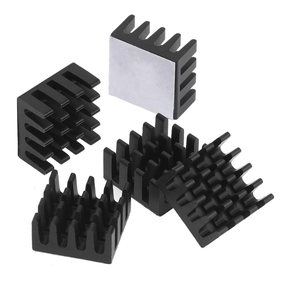15pcs/lot Raspberry pi 4 B heatsink kit aluminum +copper heat sink cooling cooler parts for raspberry pi 4/3/2/B/B+ Model B/B+