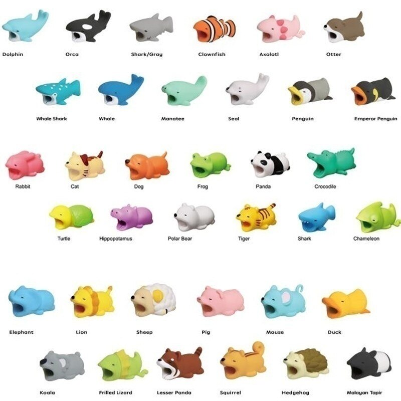 Kabel Beschermer Winder Voor Usb Opladen Data Kabel Draad Bescherming Cover Bescherm Case Cartoon Koord Protector Kabel Organizer