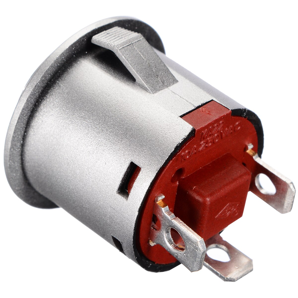 12 V 22mm Rode LED 1NO 1NC Knop Schakelaar Autolock Knop Drukknop ON/ off-Schakelaar Latching