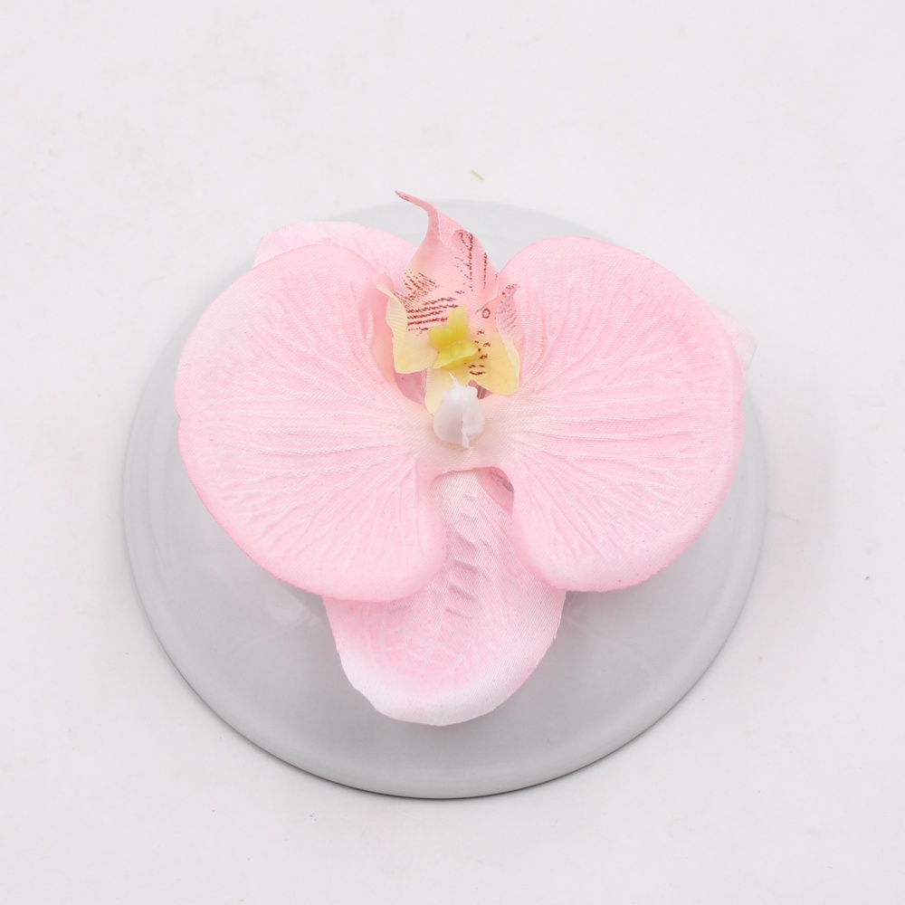 10 stk kunstig blomst silke sommerfugl orkidé hoved til bryllup bil boligdekoration diy flores cymbidium håndlavet